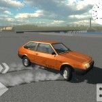 Восьмерка в заносе, игра Russian Classic Car Simulator